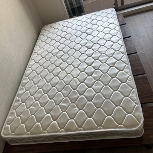 取引決定セミダブルベットマット　スノコ付き　