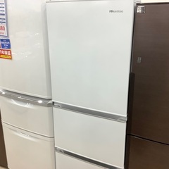 Hisense3ドア冷蔵庫、冷凍庫　ホワイト Hisense3ドア冷蔵庫のご紹介です