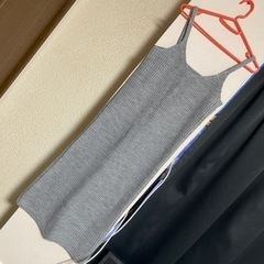 ニット　キャミワンピ