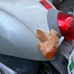 原付きバイク　ホンダ（お話し中）の画像