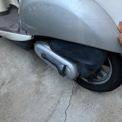 原付きバイク　ホンダ（お話し中）の画像
