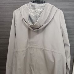 春秋ジャケット　3L　レディース　グレー　ベージュの画像
