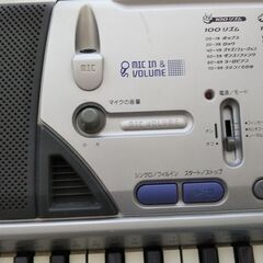 CASIO カシオ 電子キーボード　CTK-496 アダプター付きの画像