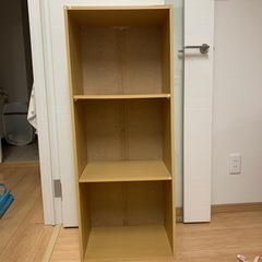 無料　カラーボックス　3段