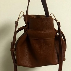 女性用♪ 2way ショルダーバッグ　ハンドバッグ　明るいブラウン