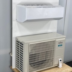富士通 14畳用 ルームエアコン AS-C40K-W/2021年製 工事費込み #2895