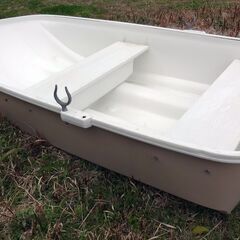 YAMAHA FRP 手漕ぎボート 塗装済 オール付属 釣りに 冒険に ！の画像