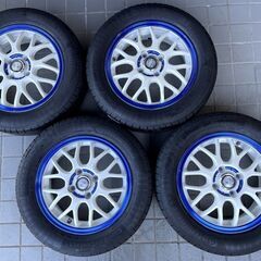 美品★軽自動車用タイヤセット★165/65R14　7～8.5分山