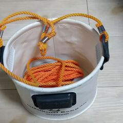 シマノ製　バッカン　釣り用水汲みバケツの画像