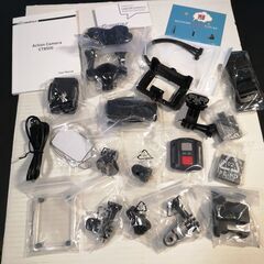 ほぼ新品 アクションカメラ　防水ケース付　CT8500の画像