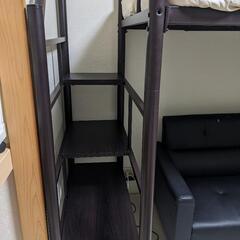 (受け渡し決定済)階段付きロフトベッド 美品です！の画像