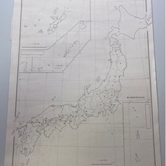 【数枚使用】日本白地図の画像