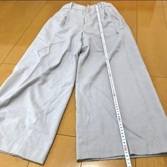 9/4まで GLOBAL WORK パープル ワイドパンツの画像