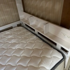 2段ベッド　サンウッディ　マットレス付