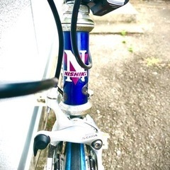 【取引完了】ロードバイク　シマノ　NISHIKI  クロモリ　ビンテージ