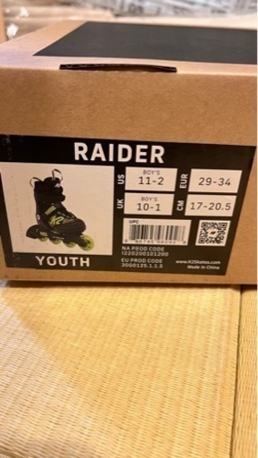 インラインスケート　K2 子供用　サイズ変更可能
