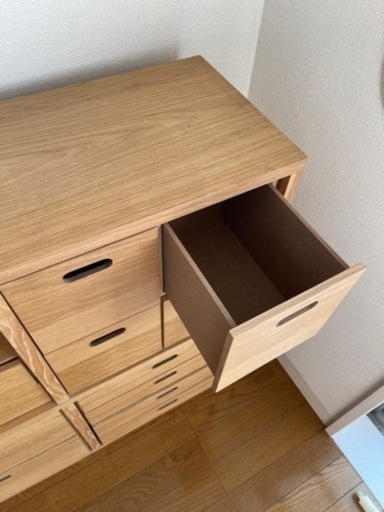 無印　スタッキングシェルフ　引出し付　スタッキングチェスト