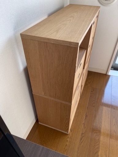 無印　スタッキングシェルフ　引出し付　スタッキングチェスト