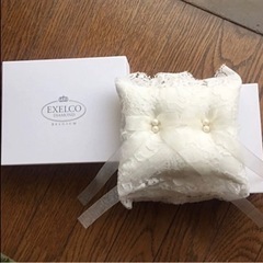 エクセルコダイヤモンド リングピロー&リングホルダー　結婚式　ウ...