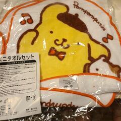 新品未使用ポムポムプリンハンカチ二枚の画像