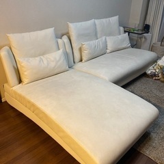 カウチソファ　中古　5年使用の画像