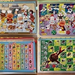 【取引中】アンパンマン　パズル　７個セット　ムシキングの画像