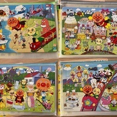 【取引中】アンパンマン　パズル　７個セット　ムシキングの画像