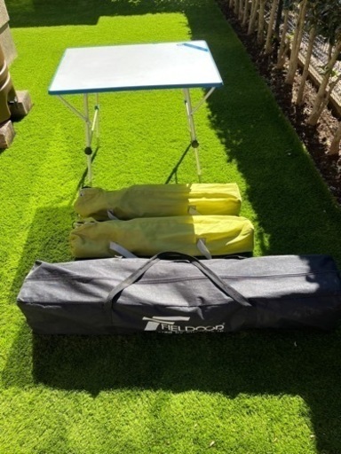 4点セットFIELDOORタープテント　チェア　テーブル