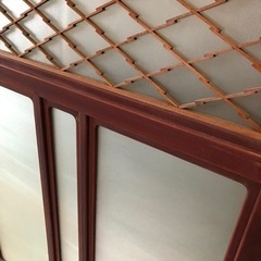 レトロ★菱格子の建具(2枚ありますの画像