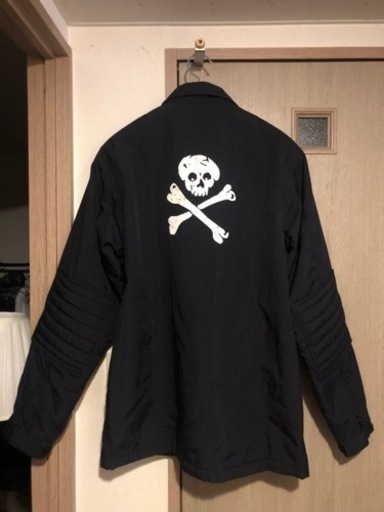 希少　WTAPS クロスボーン　JACKET ダブルタップス コーチジャケット ブラック