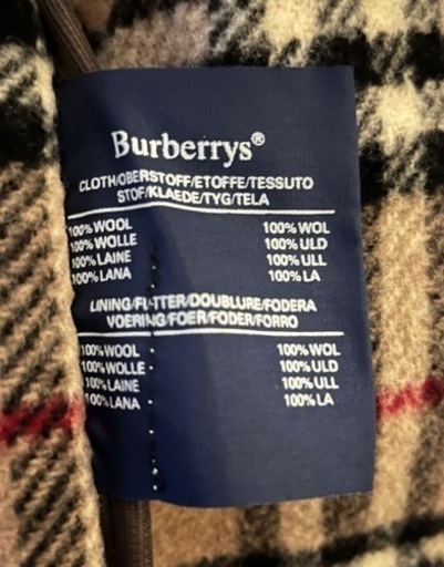 バーバリー　ダッフルコート