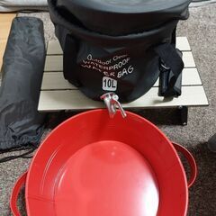 キャンプ用品 キャンプギア バケツ ウォーターバッグ 台 