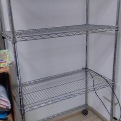 【無料引取希望】三段スチールラック