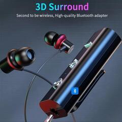 ほぼ新品　とても優秀なBluetooth5.0レシーバー　Bluetoothのないヘッドホンやスピーカーを無線通信に！の画像