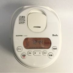 アイリスオーヤマ　3合炊き炊飯器　RC-MD30-Wの画像