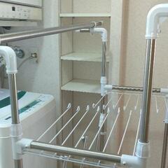 室内物干しの画像