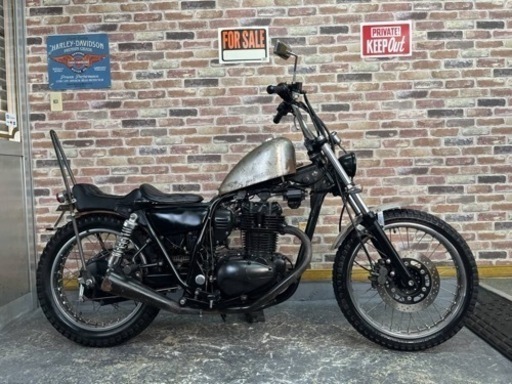 【2007年インジェクション！渋いラットフルカスタム】カワサキ 250TR Fi 絶好調 動画 検)チョッパー ボバー TW200 FTR223 グラストラッカー