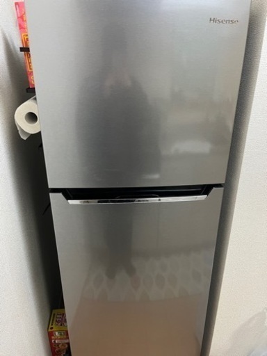 冷蔵庫　ハイセンス　Hisence 冷凍冷蔵庫 HR-B2302  2020年製 227L 2ド 右開き シルバー