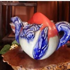 骨董品 骨董 中国 大清乾降年製 桃型 水滴 アンティークの画像