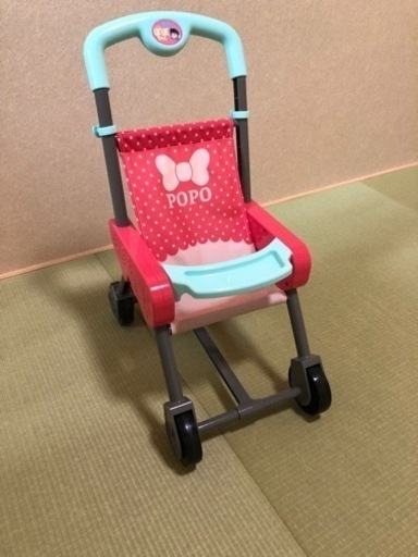 ぽぽちゃん　ベビーカー　カゴつき