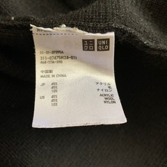 ①ユニクロ　XLジャケットの画像