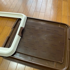 ペットトイレ　ワイドサイズ　シーツガード付きの画像