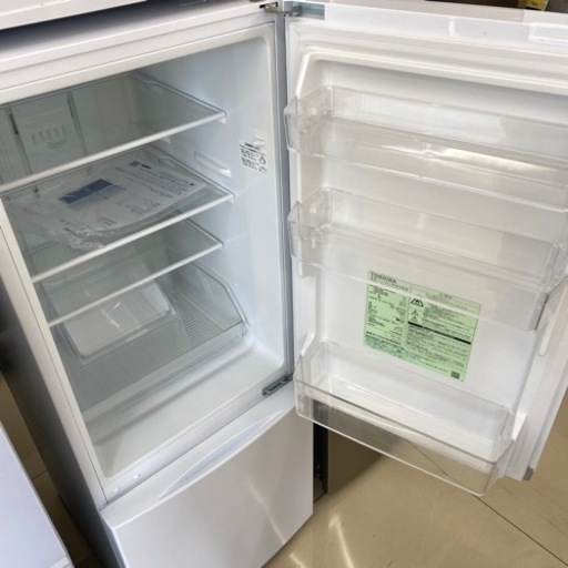 HJ306 【中古】TOSHIBA 冷凍冷蔵庫　GR-R15BS(W) ２０年製　