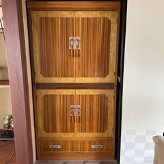 【3月12日処分】　収納　押入れ収納　アンティーク　タンス