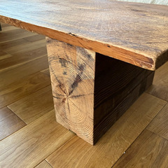 葉山 桜花園　デッドストック杉板 無垢材 テーブル 座卓の画像