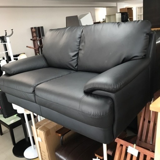 K2302-767  2人掛けソファ 傷、汚れあり