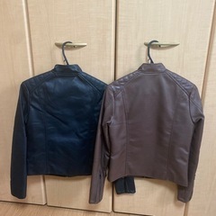 ライダース　アウター　ジャケット　服の画像