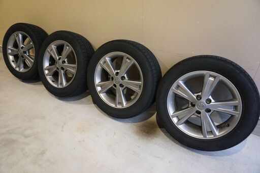 ★トヨタハリアー中古純正アルミホイール＆中古夏タイヤ4本セット（おまけ付）