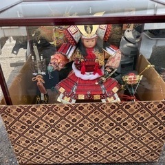 兜差　五月人形　端午の節句　こどもの日　ケース入り