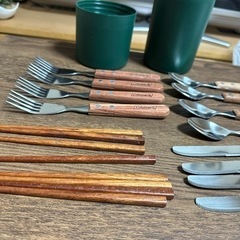 【美品！】コールマン　Coleman カトラリーセットの画像